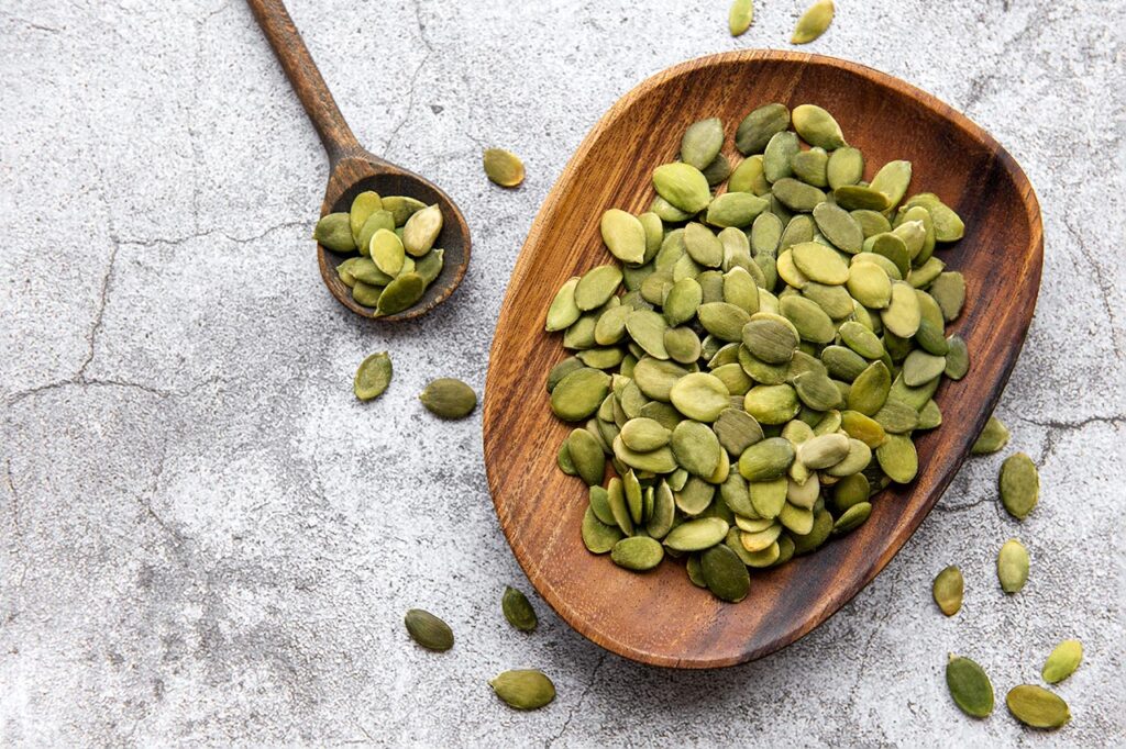 استفاده از تخمه کدو در رژیم غذایی گیاه‌خواری
